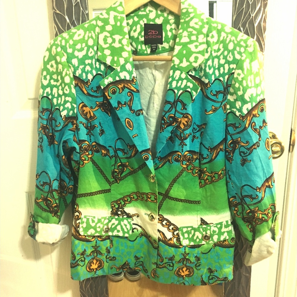 Green blazer